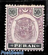 Malaysia 1895 Perak, 50c, Stamp Out Of Set, Unused (hinged) - Sonstige & Ohne Zuordnung