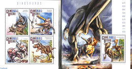 Guinea Bissau 2014 Prehistoric Animals 2 S/s, Mint NH, Nature - Prehistoric Animals - Prehistorics