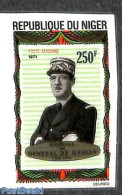 Niger 1971 Charles De Gaulle 1v, Imperforated, Mint NH, History - French Presidents - Politicians - De Gaulle (General)