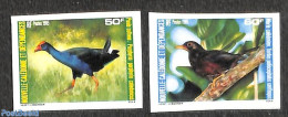 New Caledonia 1985 Birds 2v, Imperforated, Mint NH, Nature - Birds - Nuovi