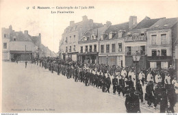 Catastrophe Du 7 Juin 1904 - Défilé Du Clergé Et Du 115ème R.I Pour Les Funérailles - Phototypie . J. Bouveret Cpa - Mamers