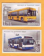 2013  Moldova  Moldau  Urban Transport Trolleybus. Bus. 2v Mint - Moldavia