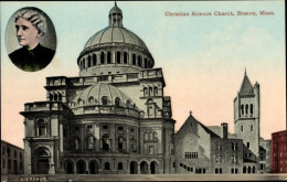 CPA Boston Massachusetts USA, Christian Science Church - Autres & Non Classés