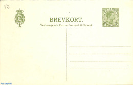 Denmark 1915 Reply Paid Postcard 5o/5o, Unused Postal Stationary - Cartas & Documentos