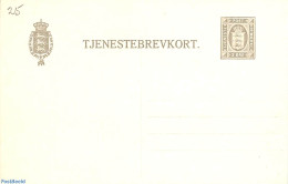 Denmark 1915 On Service Postcard, 3o, Unused Postal Stationary - Cartas & Documentos