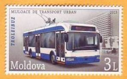 2013  Moldova  Moldau  Urban Transport  Trolleybus 1v Mint - Bus