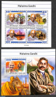 Togo 2021 M. Gandhi 2 S/s, Mint NH, History - Gandhi - Mahatma Gandhi