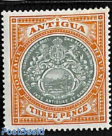 Antigua & Barbuda 1903 3d, WM Crown-CC, Stamp Out Of Set, Unused (hinged) - Antigua Et Barbuda (1981-...)