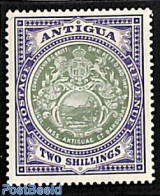 Antigua & Barbuda 1908 2sh, WM Multiple Crown, Stamp Out Of Set, Unused (hinged) - Antigua En Barbuda (1981-...)
