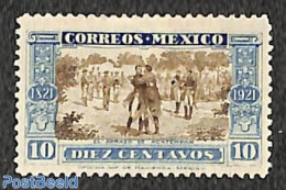 Mexico 1921 100 Years Independence 1v, Unused (hinged), Art - Paintings - México