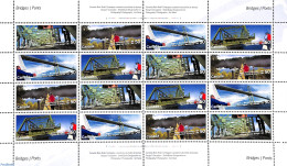 Canada 2005 Bridges M/s (also Printed On Reverse), Mint NH, Art - Bridges And Tunnels - Nuovi