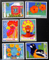 Curaçao 2021 Art Of Nena Sanchez 6v, Mint NH, Nature - Birds - Flowers & Plants - Poultry - Art - Modern Art (1850-pr.. - Niederländische Antillen, Curaçao, Aruba
