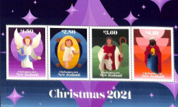 New Zealand 2021 Christmas S/s, Mint NH, Religion - Christmas - Nuovi