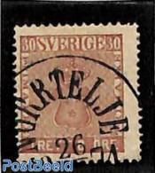 Sweden 1858 30o, Used, NORRTELJE, Used Stamps - Usati