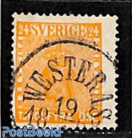 Sweden 1858 24o, Used, WESTERAS, Used Stamps - Oblitérés