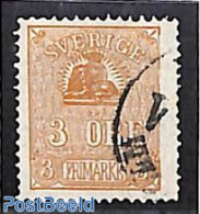 Sweden 1862 3o, Used, Used Stamps - Usati