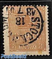 Sweden 1862 3o, Used, Used Stamps - Oblitérés