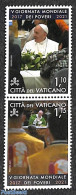 Vatican 2021 World Day Of Poor People 2v [:], Mint NH - Ungebraucht