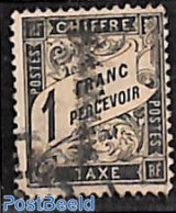 France 1881 Postage Due, 1fr, Used, Used Stamps - Sonstige & Ohne Zuordnung