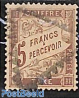 France 1884 Postage Due, 5fr, Used, Used Stamps - Altri & Non Classificati