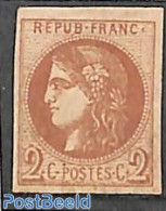 France 1870 2c, Unused, Unused (hinged) - Ungebraucht