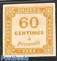 France 1871 Postage Due 60, Unused Hinged, Unused (hinged) - Sonstige & Ohne Zuordnung