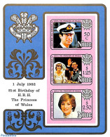 Niue 1982 Princess Diana Birthday S/s, Imperforated, Mint NH, History - Charles & Diana - Kings & Queens (Royalty) - Königshäuser, Adel