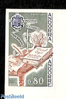Andorra, French Post 1977 Cultural Institute 1v, Imperforated, Mint NH, Art - Books - Nuevos