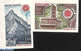 Andorra, French Post 1978 Europa 2v, Imperforated, Mint NH, History - Europa (cept) - Nuevos