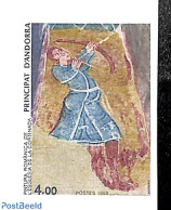 Andorra, French Post 1983 Religious Art 1v, Imperforated, Mint NH, Religion - Religion - Art - Paintings - Nuovi