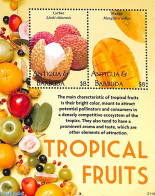 Antigua & Barbuda 2021 Tropical Fruit 2v M/s, Mint NH, Nature - Fruit - Frutta