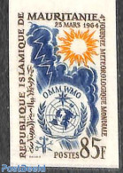 Mauritania 1964 W.M.O. 1v, Imperforated, Mint NH, Science - Meteorology - Clima & Meteorología