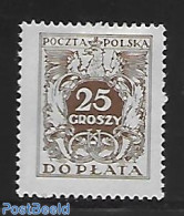 Poland 1924 Porto 1 V. Stamp Out Of Set., Unused (hinged) - Nuevos