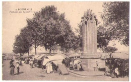 (33) 349, Bordeaux , CB 4, Fontaine Des Salinières, Marché, Carte Mince Surement D'un Carnet - Bordeaux