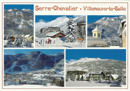 *CPM  - 05 - SERRE-CHEVALIER - VILLENEUVE LA SALLE - Multivues - Serre Chevalier