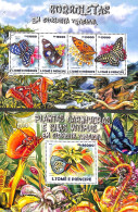 Sao Tome/Principe 2015 Butterflies 2 S/s, Mint NH, Nature - Butterflies - Sao Tome Et Principe