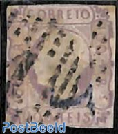 Portugal 1862 100R, Used, Short Margins, Used Stamps - Usado