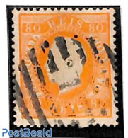 Portugal 1871 80R, Perf. 12.5, Used, Used Stamps - Usati