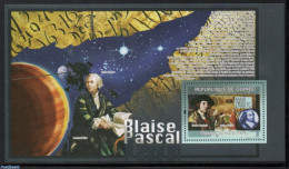 Guinea, Republic 2009 Blaise Pascal S/s, Mint NH, Science - Transport - Astronomy - Chemistry & Chemists - Inventors -.. - Astrología