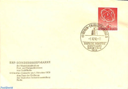 Germany, Berlin 1950 ERP 1v, FDC, First Day Cover, History - Europa Hang-on Issues - Cartas & Documentos