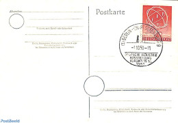 Germany, Berlin 1950 Postcard With 1st Day Cancellation, First Day Cover, History - Europa Hang-on Issues - Briefe U. Dokumente