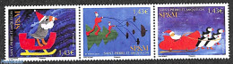 Saint Pierre And Miquelon 2021 Christmas 3v [::], Mint NH, Religion - Christmas - Noël