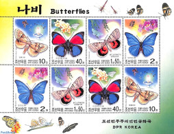Korea, North 2002 Butterflies M/s, Mint NH, Nature - Butterflies - Korea (Nord-)