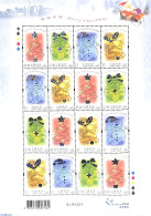 Hong Kong 2002 Christmas M/s (with 4 Sets), Mint NH, Religion - Various - Christmas - Holograms - Neufs