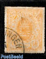 Luxemburg 1867 40c Orange, Used, Used Stamps - Usados