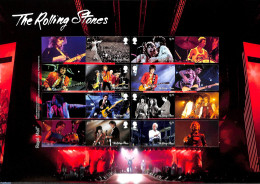 Great Britain 2022 The Rolling STones 8v S-a, Collectors Sheet, Mint NH, Performance Art - Music - Popular Music - Autres & Non Classés