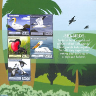 Saint Vincent & The Grenadines 2021 Canouan, Seabirds 5v M/s, Mint NH, Nature - Birds - St.-Vincent En De Grenadines