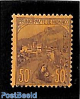Monaco 1919 50c, Stamp Out Of Set, Unused (hinged) - Neufs