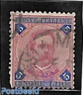 Italy 1891 5L, Used, Used Stamps - Autres & Non Classés