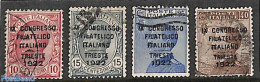 Italy 1922 Philatelic Congress 4v, Used Stamps, Philately - Altri & Non Classificati
